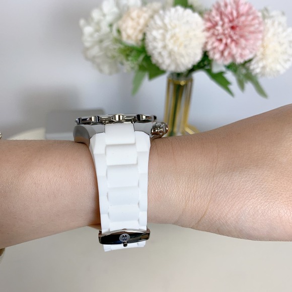 Michele MWW12F000090 Jellybean Stainless White Watch - Picture 2 of 7